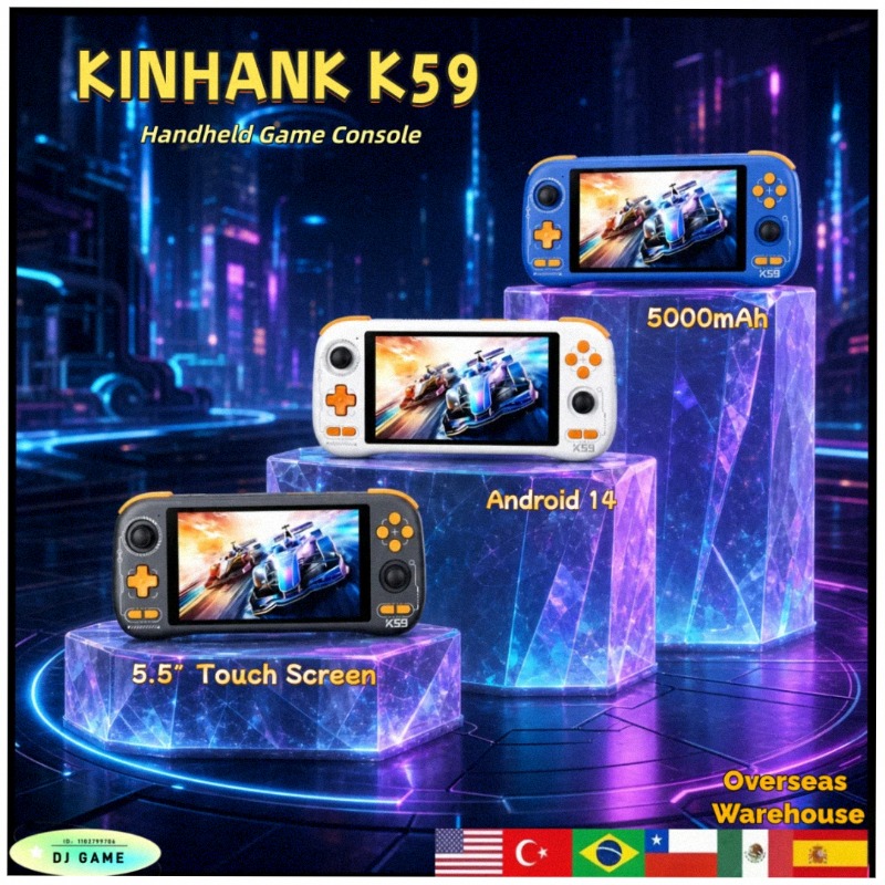 KINHANK K59 Handheld Game Cons - Gaming Console Under 5000 recension och pris