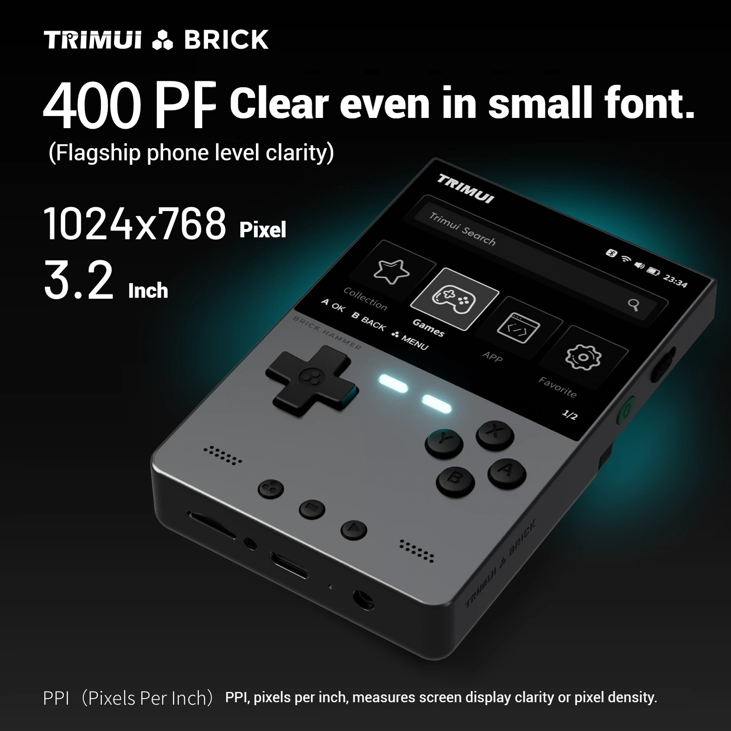 TRIMUI Brick Hammer All Metal  - Gaming Console All recension och pris